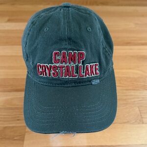 Camp Crystal Lake Hat Friday the 13th Olive Green Hat Cap